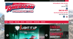 Desktop Screenshot of americanpowersport.com