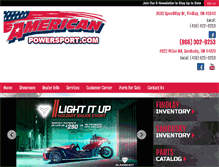 Tablet Screenshot of americanpowersport.com